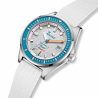 Squale Matic S White Mosaic Rubber