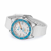 Squale Matic S White Mosaic Rubber