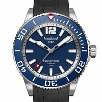 Hanhart AQUASPHERE FreeFall Blue 42 Rubber
