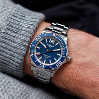 Hanhart AQUASPHERE FreeFall Blue 42 Rubber
