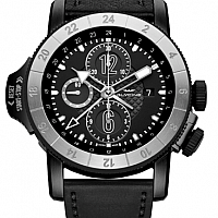 Glycine Airman Airfighter Black / Silver PVD