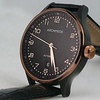 Archimede Klassik 42 Bicolor two-tone case PVD black