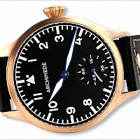 Archimede Pilot 42 Handaufzug Bronze