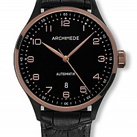 Archimede Klassik 42 Bicolor two-tone case PVD black