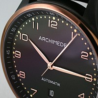 Archimede Klassik 42 Bicolor two-tone case PVD black