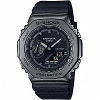 Casio G-Shock All Black Metal Cover Series GM-2100BB-1AER
