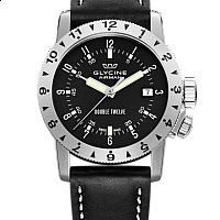 Glycine Airman Double Twelve 3938.191.LB9B