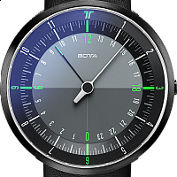 Botta-Design DUO Black-Green Black Edition Quartz
