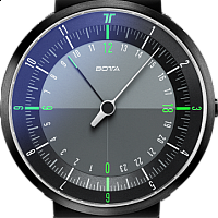 Botta-Design DUO Black-Green Black Edition Quartz