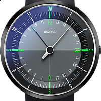 Botta-Design DUO Black-Green Black Edition Quartz