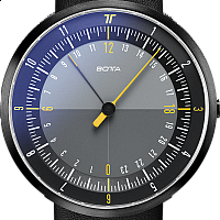 Botta-Design DUO Black-Yellow Black Edition Quartz