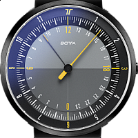 Botta-Design DUO Black-Yellow Black Edition Quartz
