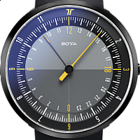 Botta-Design DUO Black-Yellow Black Edition Quartz