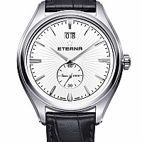 Eterna Avant-Garde Quartz BigDate white leather