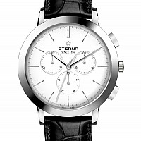 Eterna Eternity For Him Chronograph 42 White Leather