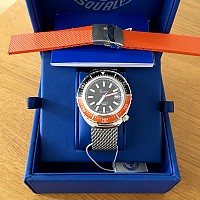 Squale 2002 101 Atmos black orange BAZAR