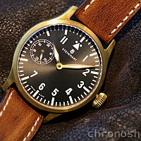 Steinhart Nav B-Uhr 47 Handaufzug Bronze Limited Edition