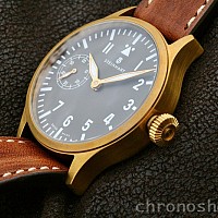 Steinhart Nav B-Uhr 47 Handaufzug Bronze Limited Edition