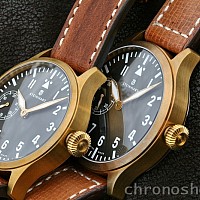 Steinhart Nav B-Uhr 47 Handaufzug Bronze Limited Edition