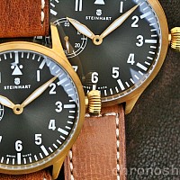 Steinhart Nav B-Uhr 44 Handaufzug Bronze Limited Edition