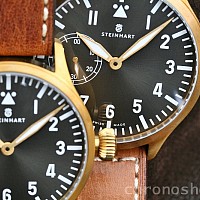 Steinhart Nav B-Uhr 44 Handaufzug Bronze Limited Edition