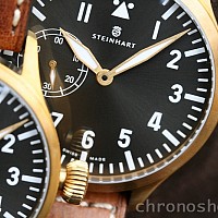 Steinhart Nav B-Uhr 44 Handaufzug Bronze Limited Edition