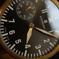 Steinhart Nav B-Uhr 44 Handaufzug Bronze BAZAR