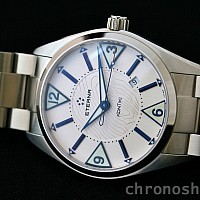 Eterna KonTiki Date white steel