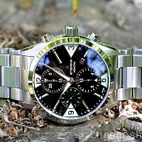 Eterna  KonTiki Chronograph black steel