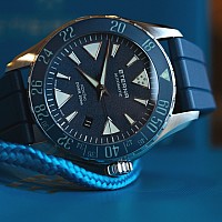 Eterna KonTiki Diver Blue Rubber