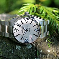 Eterna KonTiki Date white steel