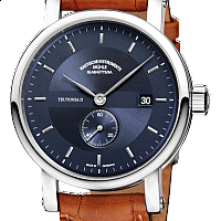 Mühle-Glashütte Teutonia II Kleine Sekunde Blau