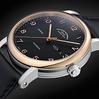 Mühle-Glashütte Antaria Tag/Datum Anthrazit / Red Gold
