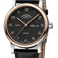 Mühle-Glashütte Antaria Tag/Datum Anthrazit / Red Gold