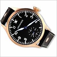 Archimede Pilot 42 Handaufzug Bronze