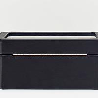 WOLF - úložný box WINDSOR s víčkem, pro 10 kusů hodinek a šuplíčkem