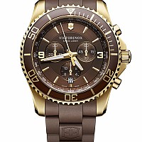 Victorinox Maverick Chronograph brown rubber