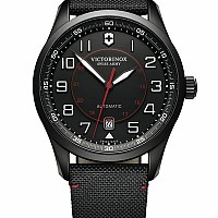 Victorinox AirBoss Mechanical Black Edition leather