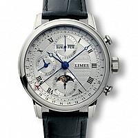Limes Pharo Vollkalender Chronograph  Silber