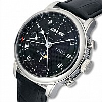Limes Pharo Vollkalender Chronograph  Schwarz