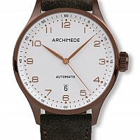 Archimede Klassik 42 Bicolor stříbrná PVD Antik