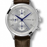 Archimede Klassik Chronograph stříbrná