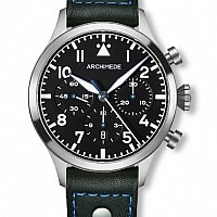 Archimede Pilot Chronograph Tricompax