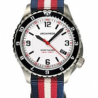 Archimede SportTaucher GMT white