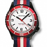 Archimede SportTaucher Black white/red