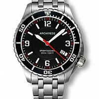 Archimede SportTaucher steel/black