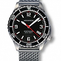 Archimede SportTaucher steel/black