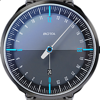 Botta-Design UNO 24+ Black Edition Blue Quartz