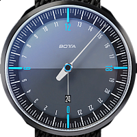 Botta-Design UNO 24+ Black Edition Blue Quartz