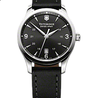 Victorinox Alliance black leather